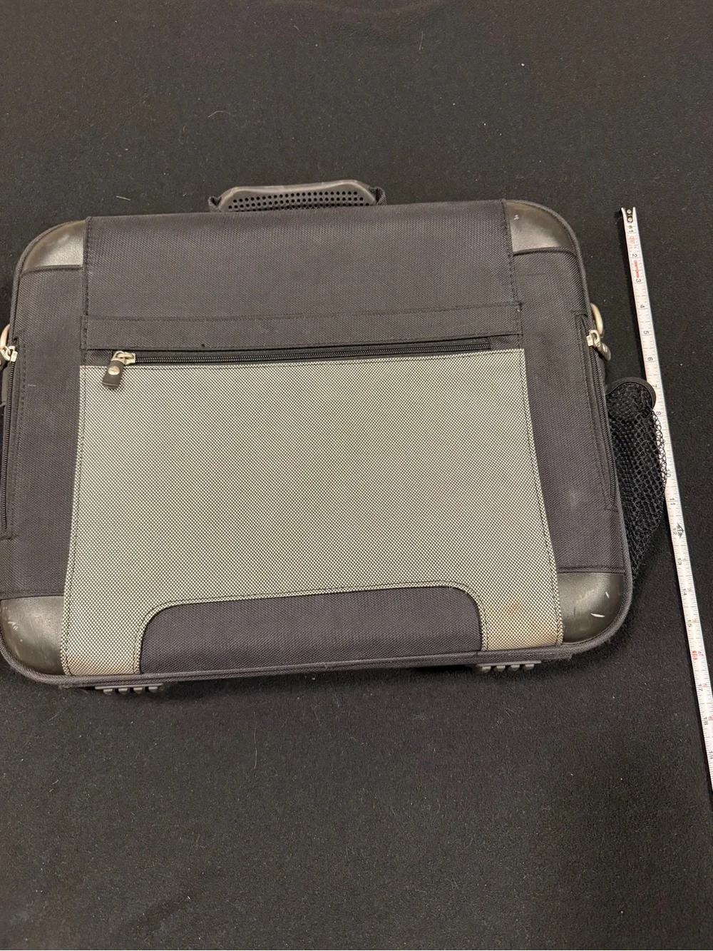 Dell Black and Gray Laptop Messenger Bag